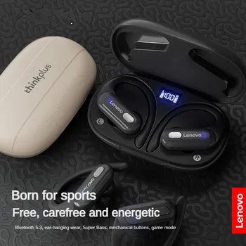 Наушники Lenovo XT60 Bluetooth 5.3 TWS True Wireless Headphones Сенсорная водонепроницаемая гарнитура С шумоподавлением Заушники с микрофоном