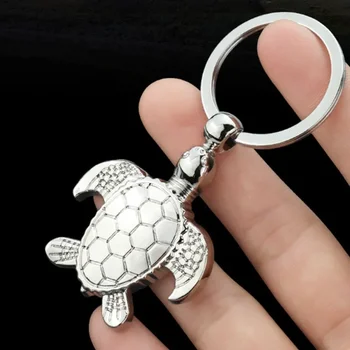 Новая черепаха, забавный брелок для ключей с мультяшными животными, автомобильный брелок, подвеска, маленький подарок