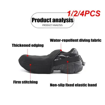 Новые чехлы для велосипедной обуви из ветрозащитной износостойкой ткани, сохраняющие тепло, бахилы для шоссейной обуви MTB, черные