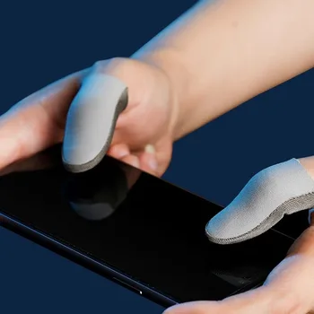 Перчатки с 3D сенсорным экраном, покрытие для пальцев из нано-серебряного волокна, защита от пота, накладки для пальцев, высокочувствительный рукав для большого пальца, женские