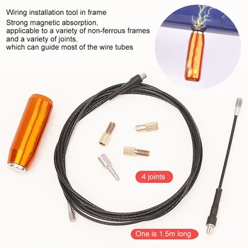Прокладка внутреннего кабеля Профессиональный велосипедный инструмент для переключения передач рамы велосипеда Установка гидравлического троса переключения передач
