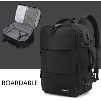 Рюкзак для путешествий в самолете, Расширяемые многофункциональные рюкзаки, рюкзак большой емкости, багажная сумка, Новый Компьютерный Бизнес-рюкзак