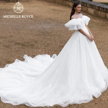 Свадебные платья Michelle Royce A-Ling 2021, Сексуальные Свадебные Платья С Рукавом 