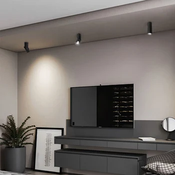 Светодиодный светильник, прожектор, потолочный светильник мощностью 10 Вт, потолочный светильник для поверхностного монтажа, потолочный светильник для освещения гостиной, кухни