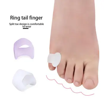 Силиконовый разделитель пальцев ног, накладка для коррекции Вальгусной деформации большого пальца стопы, Ортопедическая защита большого пальца стопы, Распорка для пальцев ног, Инструмент для ухода за ногами