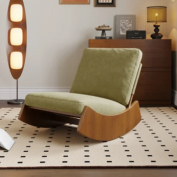 Стулья-качалки для гостиной, Мобильные Дизайнерские стулья для чтения, Комплекты садовой мебели для спальни, Современные предметы интерьера