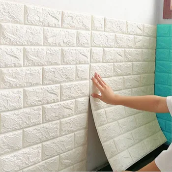 Украшения для дома своими руками, пенопластовые водонепроницаемые наклейки на стену, 1шт 70 см х 1 м, Самоклеящиеся обои, Фоновое украшение стен