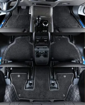 Хорошее качество! Изготовленные на заказ специальные автомобильные коврики для Mercedes Benz R 63 W251 2020-2006 6 7 мест двухслойные ковры для R63 2013