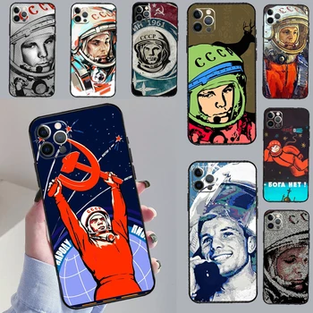 Чехол Yuri Gagarin Y Laika Для iPhone 12 11 13 14 15 Pro Max Mini 8 7 Plus SE 2022 2020 XS Max X XR Чехол Для Телефона