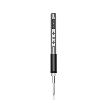 Электрический паяльник PTS100 T12 мощностью 65 Вт, сварочная ручка с OLED-дисплеем, инструмент для сварки быстро плавящегося олова, ручной инструмент для быстрой теплопроводности