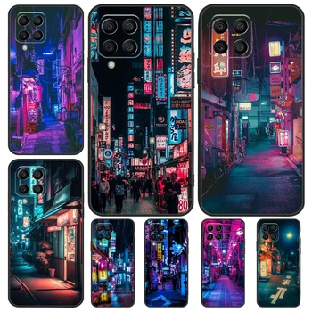 Японская Эстетика Ночного Города Для Samsung Galaxy M13 M23 M33 M53 M21 M31 M51 M30s M20 M12 M32 M52 M14 M34 M54 Чехол Для Телефона